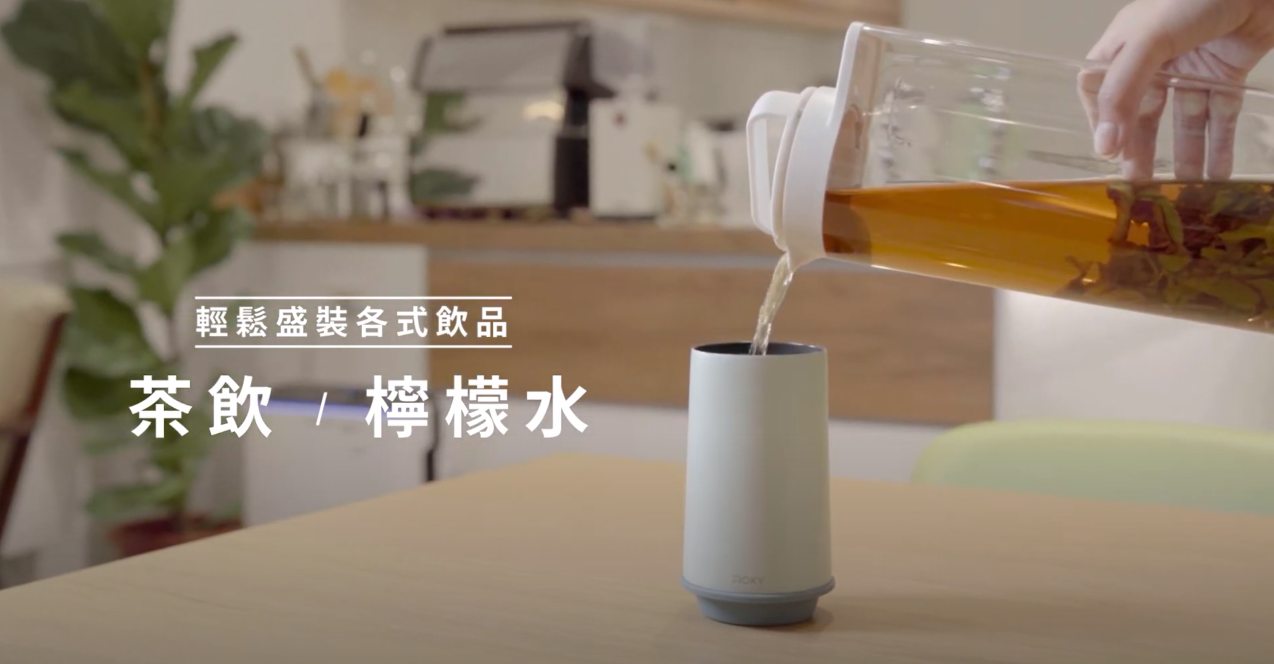 【WOKY】 I  360°輕芯鈦瓷真空雙蓋保溫杯 商品介紹影片